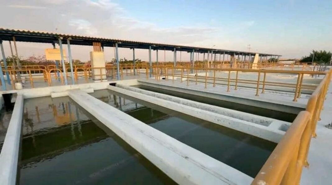 Piura: Reanudan producción de agua potable para tres distritos Piura: Reanudan producción de agua potable para tres distritos